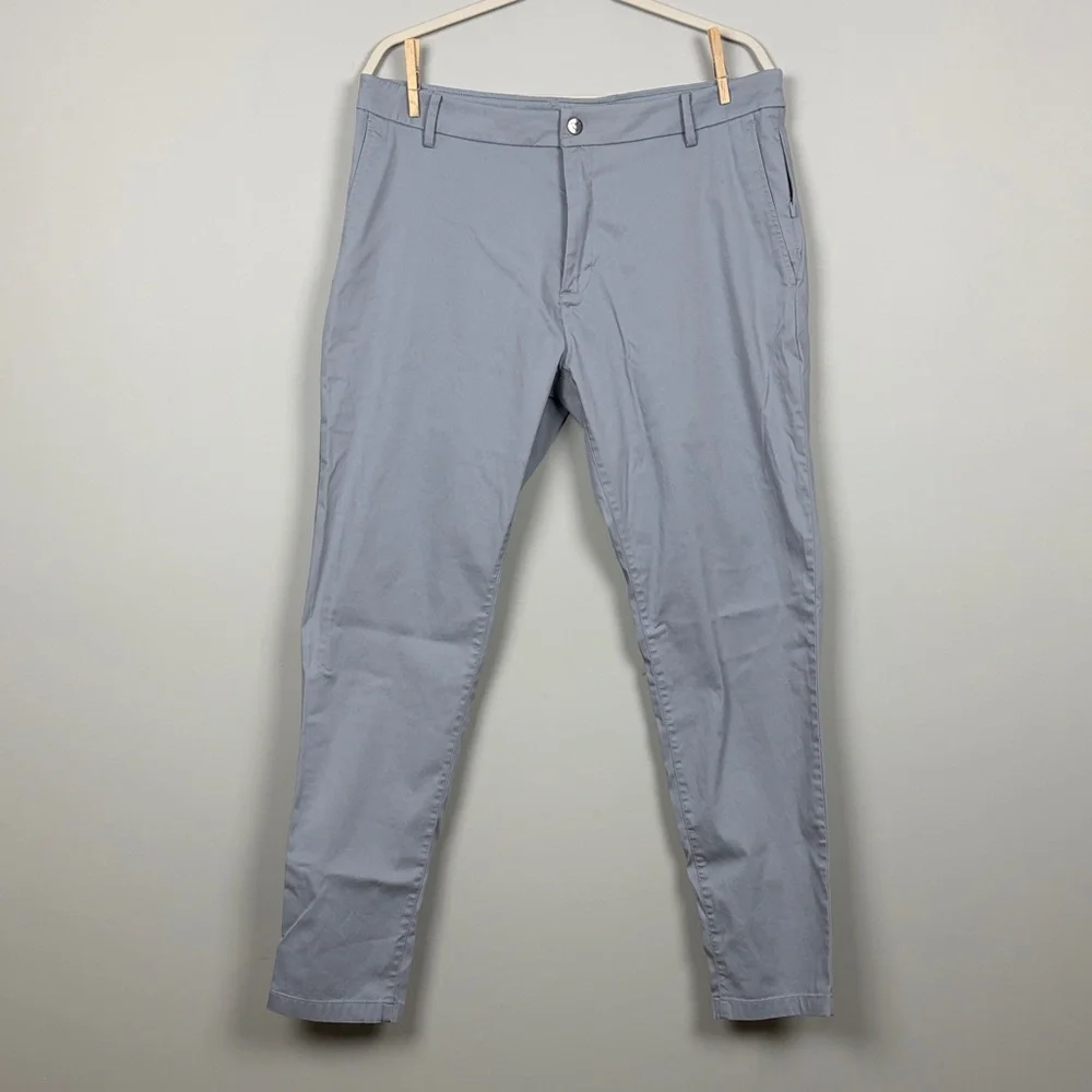 Birddogs Stretch Khakis‎ Slim Fit With Liner Gray Mist SZ 36x32